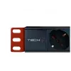 Regleta de enchufes Techly 8 tomas para rack 19
