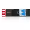 Techly 100471 regleta PDU rack de 19 pulgadas 1U, 6x Schuko, 250 V/16 A, cable de 3 m, interruptor doble, negra
