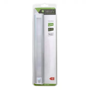 Luz LED de sistema Techly I-CASE LIGHT-06 blanca aluminio 100-240V