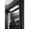 Techly 026289 panel de iluminación LED magnético para armario rack de 19 pulgadas, sensor de movimiento y táctil, fuente de alimentación de 12 V DC, cable de 3 m