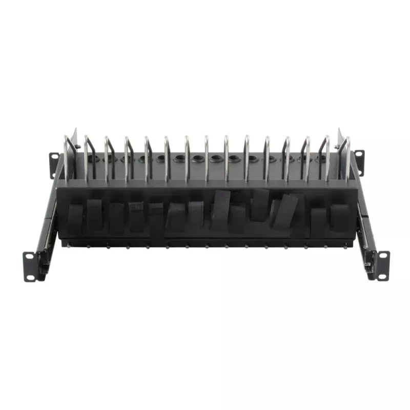 Bandeja para rack Techly I-CABINET-TRAY14BK negra 4U 19