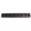 Regleta de enchufes Techly 8 tomas 19 pulgadas rack con 8 interruptores ON/OFF 1,5HE