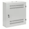 Intellinet 713641 armario mural de perfil bajo de 19 pulgadas, carriles 4U horizontales + 2U verticales, 170 mm (6,7 pulgadas) de profundidad, 540x550 mm, puerta con cerradura, 60 kg, IP20, gris RAL 7035