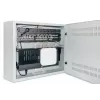 Intellinet 713641 armario mural de perfil bajo de 19 pulgadas, carriles 4U horizontales + 2U verticales, 170 mm (6,7 pulgadas) de profundidad, 540x550 mm, puerta con cerradura, 60 kg, IP20, gris RAL 7035