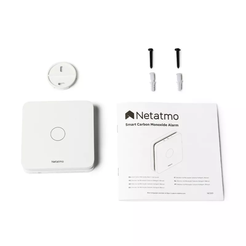 Detector de monóxido de carbono Netatmo Smart Carbon Monoxide Alarm
