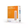 Netatmo NHC-EC Healthy Home Coach monitor inteligente de calidad del aire interior, CO2 0–5000 ppm, humedad, temperatura, ruido 35–120 dB, Wi-Fi, Apple HomeKit, alimentación de red