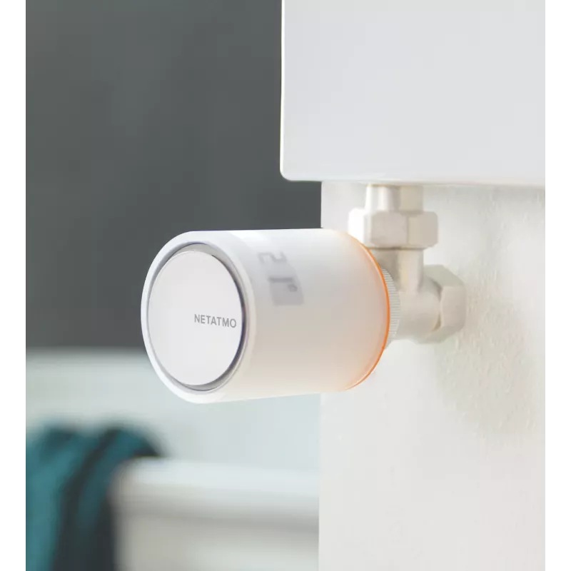 Netatmo NAV-EN válvula inteligente adicional para radiador, blanca