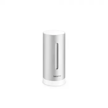 Netatmo Módulo interior inteligente adicional, inalámbrico, 0,3°, 3%, duraluminio, aluminio, AAA