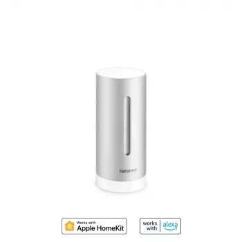 Netatmo Módulo interior inteligente adicional, inalámbrico, 0,3°, 3%, duraluminio, aluminio, AAA