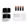 Netatmo NWA01-WW anemómetro inteligente para estación meteorológica, velocidad y dirección del viento, inalámbrico, Wi-Fi, 0–45 m/s, alcance de 100 m, 4x AA, negro, transparente