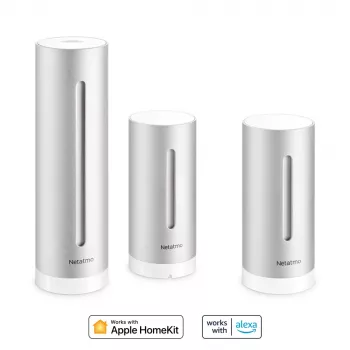 Netatmo Pack interior “Estación meteorológica inteligente + Módulo interior inteligente adicional”