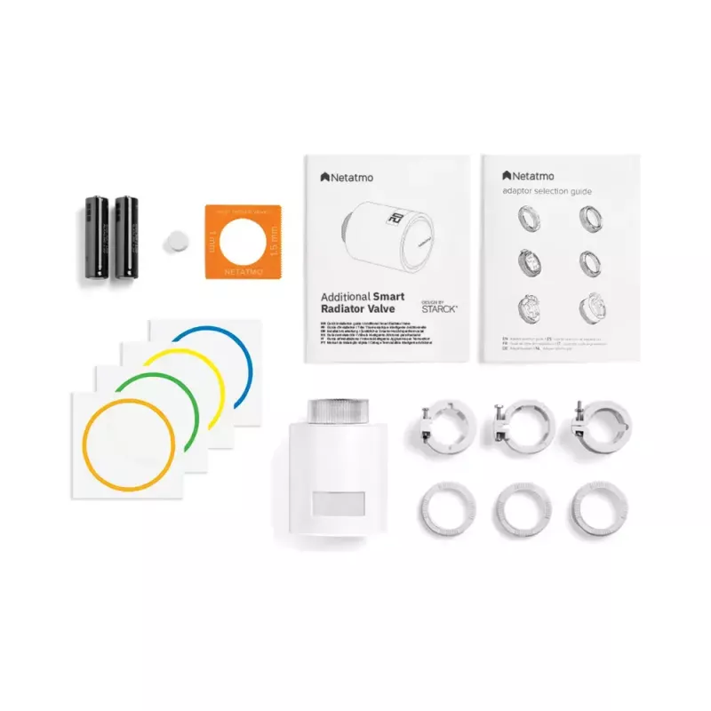 Válvulas de radiador inteligentes Netatmo Pack: 3 válvulas de radiador inteligentes adicionales