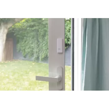 Sensor de puerta/ventana Netatmo DTG-EC inalámbrico resistente a la intemperie 3 V (2×AAA), alcance 80 m, blanco, set de 3 uds.