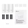 Sensor de puerta/ventana Netatmo DTG-EC inalámbrico resistente a la intemperie 3 V (2×AAA), alcance 80 m, blanco, set de 3 uds.