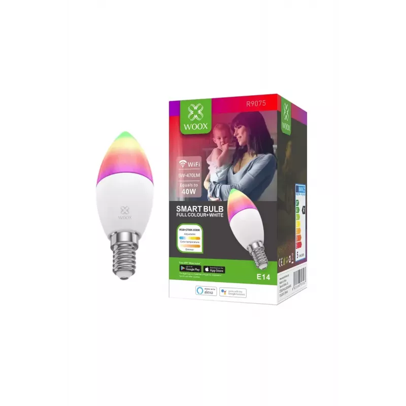 Bombilla inteligente WOOX R9075 Wi-Fi 5 W blanco