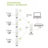 Techly I-WL-CPE880 (108439) CPE / punto de acceso / repetidor para exteriores, Wi-Fi 802.11n, 5,8 GHz, 15 dBi, 300 Mbps, puente Point-to-Point / Point-to-Multipoint