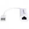 Manhattan 506731 adaptador de USB 2.0 a Fast Ethernet, de USB a RJ45, 10/100 Mbps, blanco
