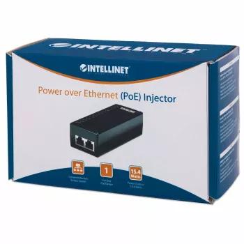 Intellinet Inyector Power over Ethernet (PoE), 1 puerto, 48 V DC, compatible con IEEE 802.3af