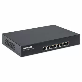 Intellinet Switch Gigabit Ethernet PoE+ de 8 puertos, 8 x puertos PoE, IEEE 802.3at/af Power-over-Ethernet (PoE+/PoE), Endspan, sobremesa, caja