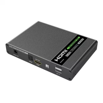 Techly IDATA HDMI-KVM67 Extensor KVM transmisor y receptor