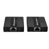 Techly IDATA EXT-E71 Extensor AV transmisor y receptor AV Negro