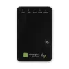 Techly I-WL-REPEATER2 (301078) minirrouter inalámbrico / repetidor 300N de enchufe, Wi-Fi 4 (802.11n), 2,4 GHz, 300 Mbps