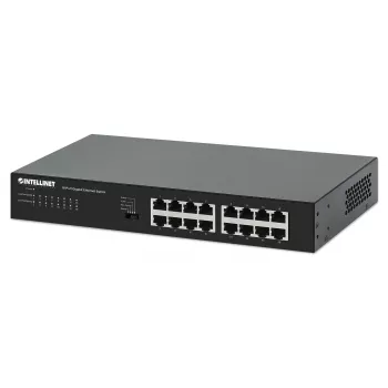Switch no gestionado Manhattan 561815 16 puertos Gigabit Ethernet 10/100/1000