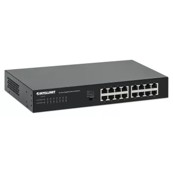 Switch no gestionado Manhattan 561815 16 puertos Gigabit Ethernet 10/100/1000