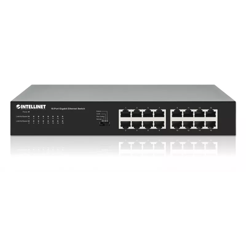Intellinet 561815 switch Gigabit Ethernet de 16 puertos