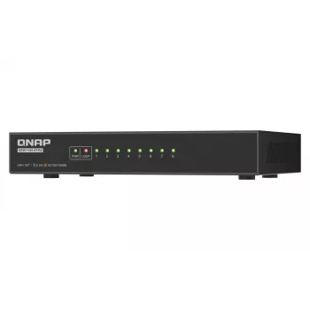 QNAP QSW-1108-8T-R2 Switch de red no gestionado 2.5G Ethernet (100/1000/2500) sobremesa Negro