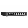 QNAP QSW-1108-8T-R2 conmutador de red no administrable, 8x 2,5GbE RJ45 (10/100/1000/2500 Mbps), de sobremesa, sin ventilador, negro y gris