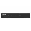 QNAP QSW-1108-8T-R2 conmutador de red no administrable, 8x 2,5GbE RJ45 (10/100/1000/2500 Mbps), de sobremesa, sin ventilador, negro y gris