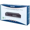 Switch gestionado Intellinet 8 puertos Gigabit Ethernet PoE+ con 2 puertos SFP