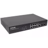 Switch gestionado Intellinet 8 puertos Gigabit Ethernet PoE+ con 2 puertos SFP