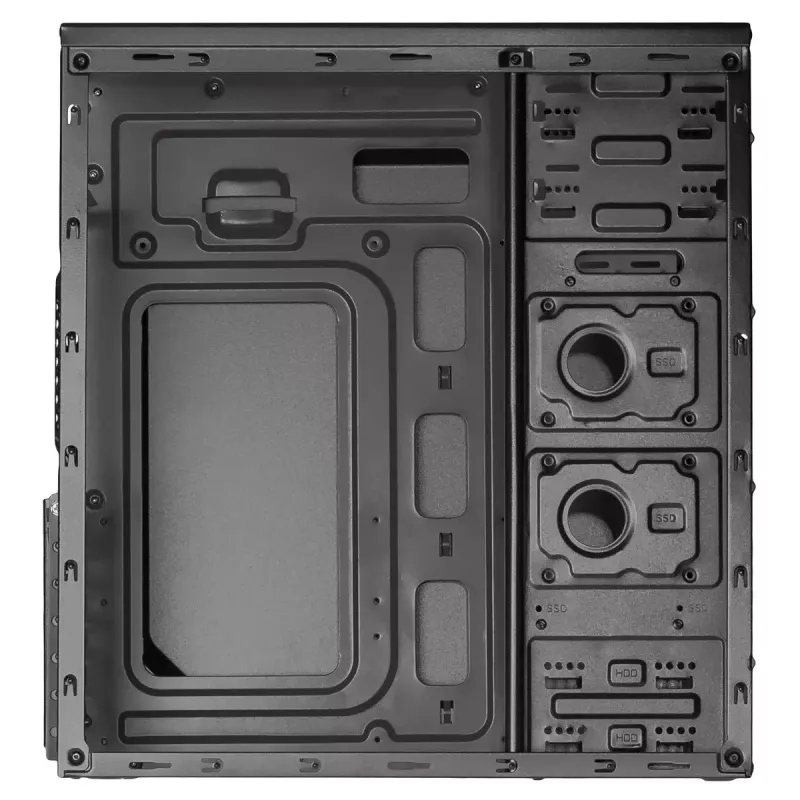Akyga AK13BK caja Micro Tower, ATX/Micro ATX/Mini ITX, negra