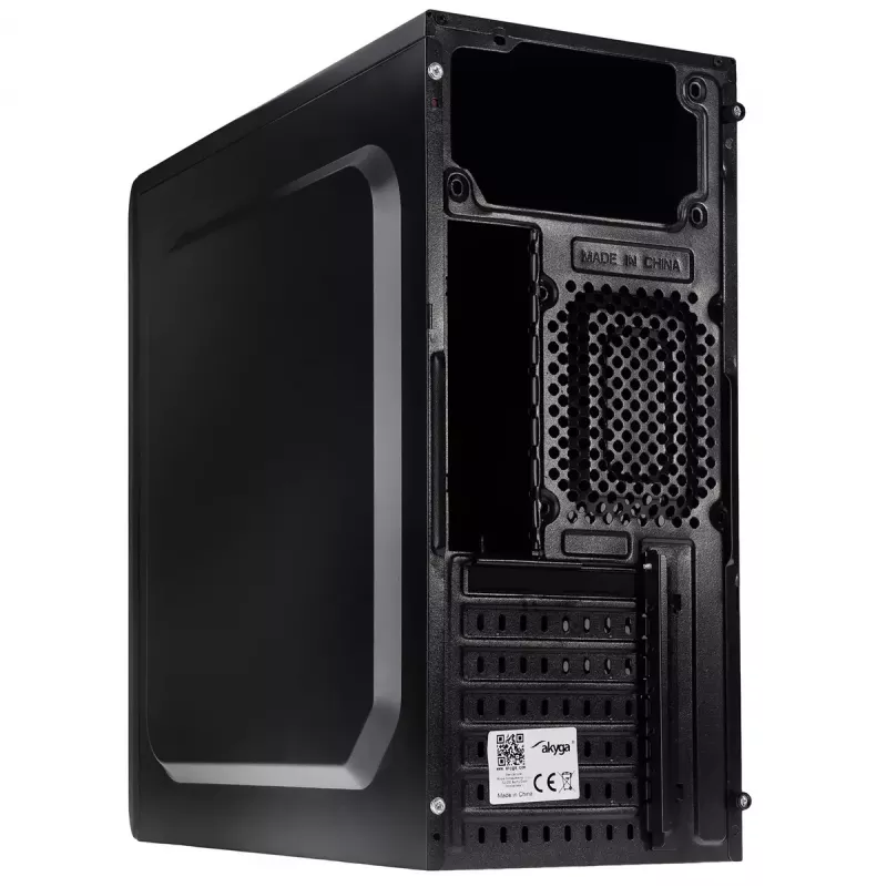 Akyga AK13BK caja Micro Tower, ATX/Micro ATX/Mini ITX, negra