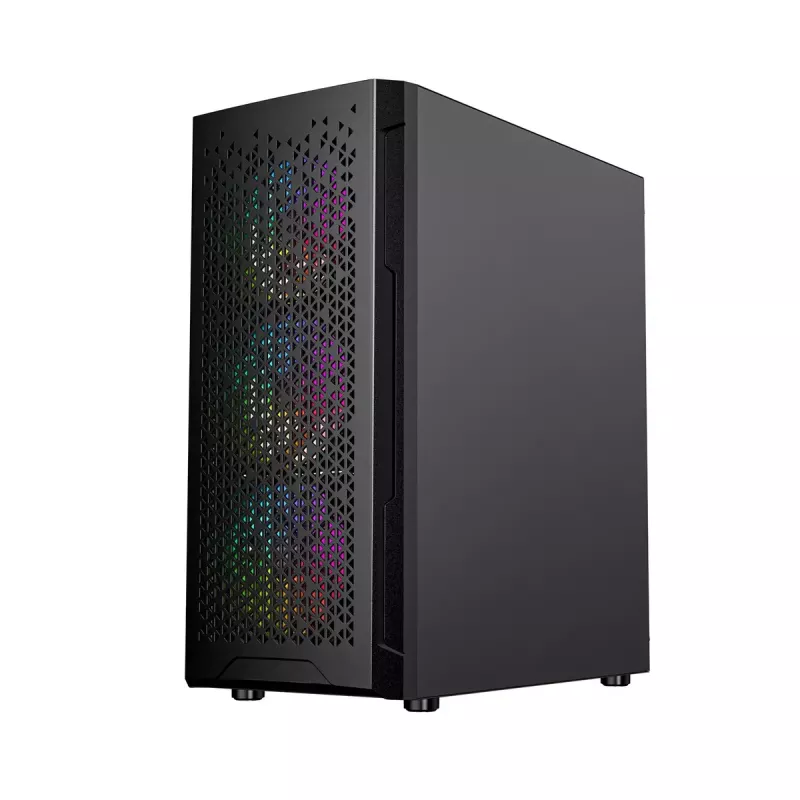 Gembird Fornax 400X caja gaming ARGB para ordenador, negra