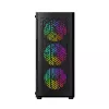 Gembird Fornax 400X caja gaming ARGB para ordenador, negra