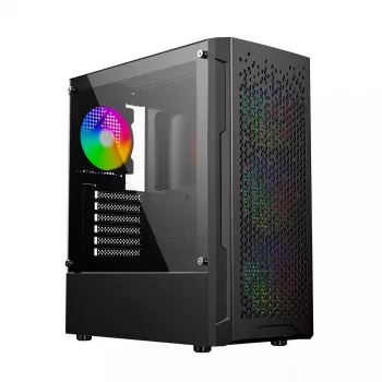Gembird Fornax 400X caja gaming ARGB para ordenador, negra
