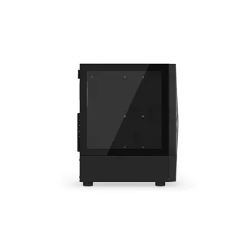 Caja de PC KRUX VAKO KRX0132 ATX negra — cristal templado, RGB, compatible con Mini-ATX, GPU de hasta 31 cm, disipador de CPU de hasta 15,9 cm
