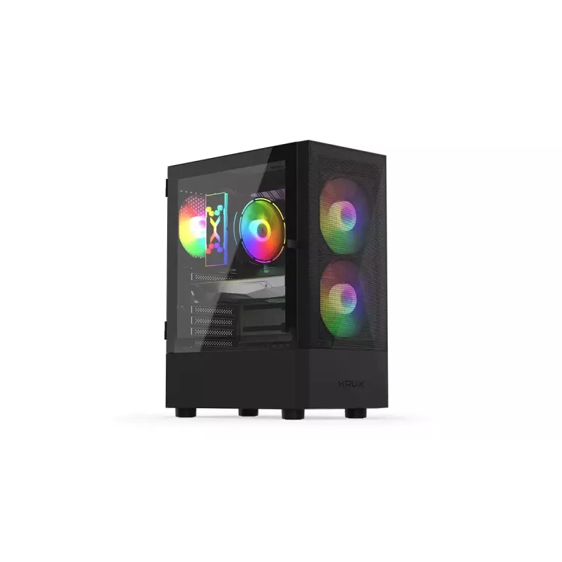 KRUX Vako KRX0132 RGB caja de ordenador, negro