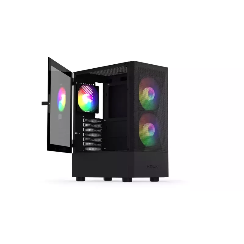 KRUX Vako KRX0132 RGB caja de ordenador, negro
