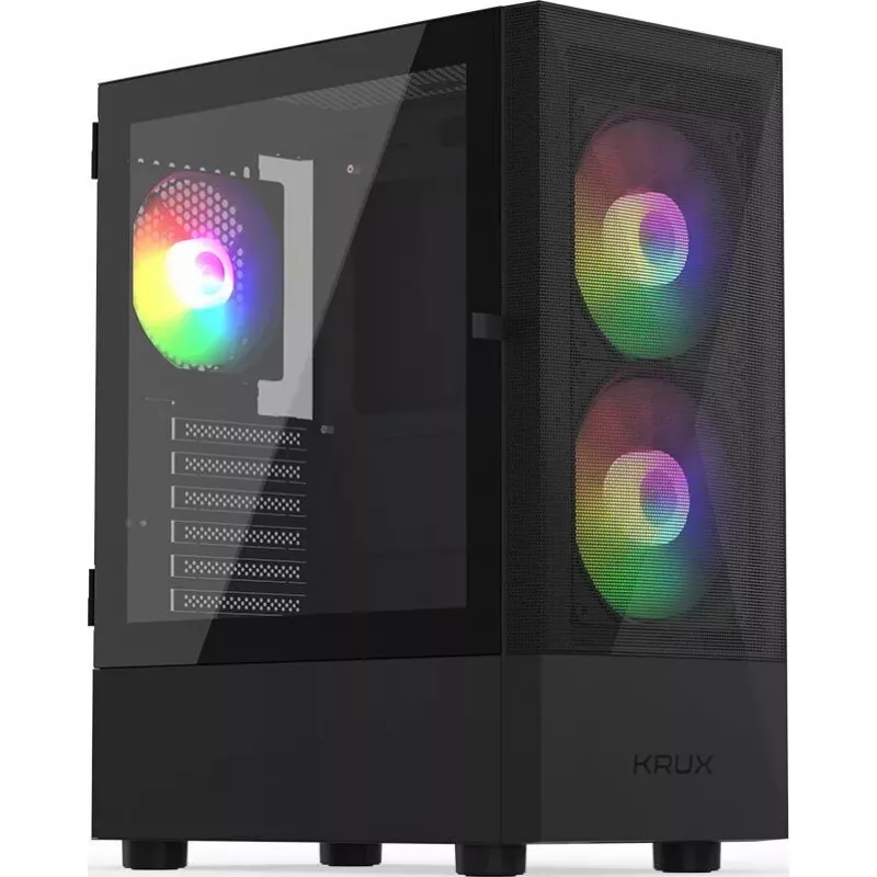 KRUX Vako KRX0132 RGB caja de ordenador, negro