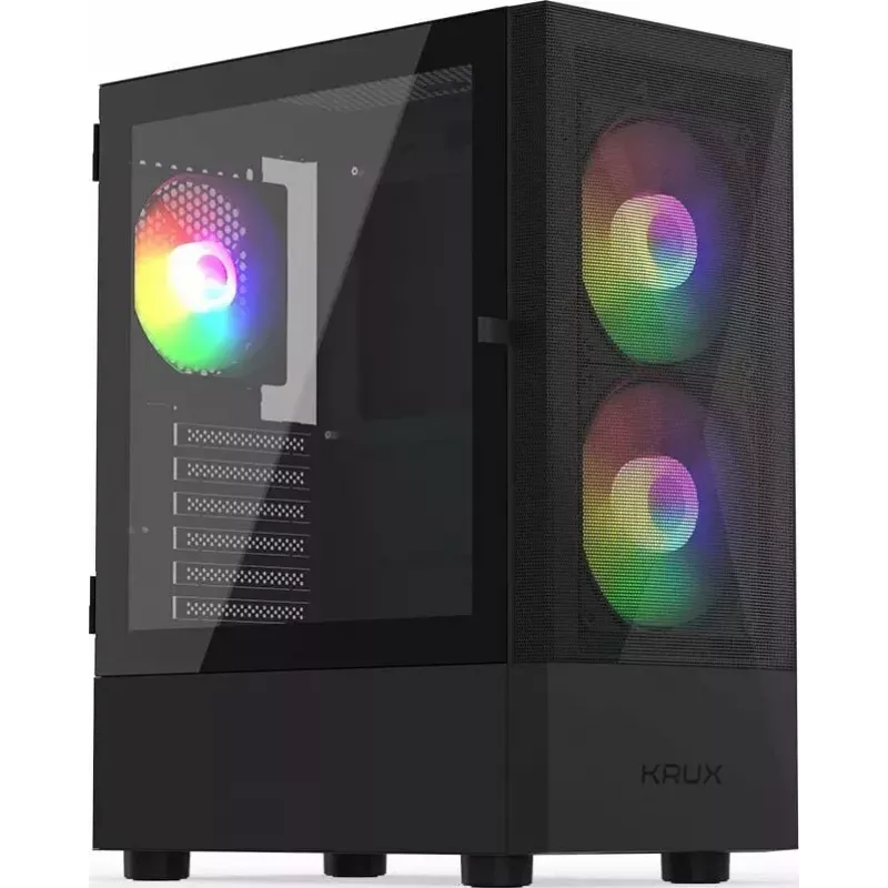 KRUX Vako KRX0132 RGB caja de ordenador, negro