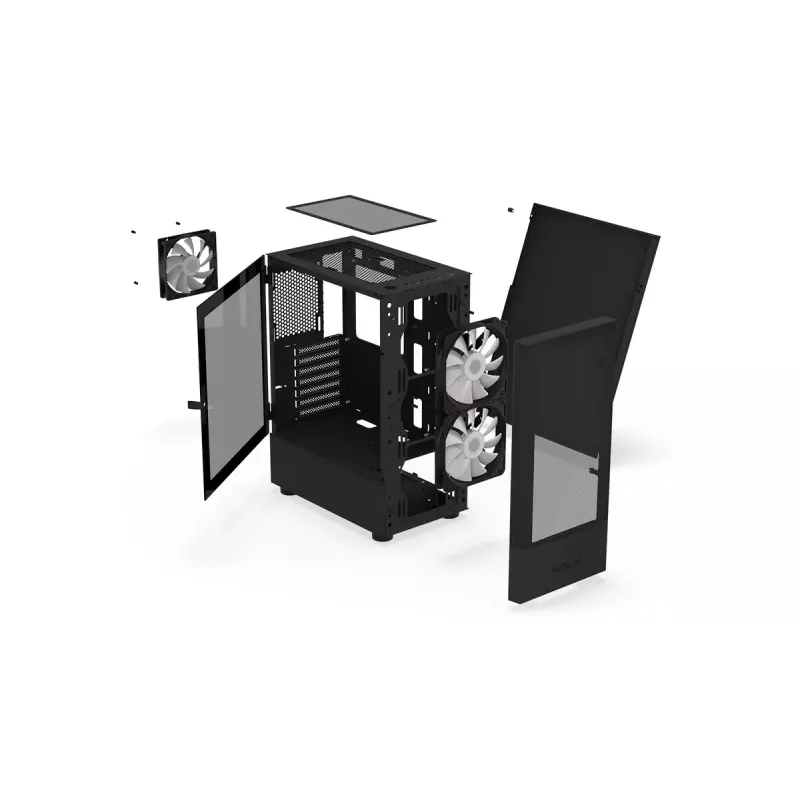 KRUX Vako KRX0132 RGB caja de ordenador, negro