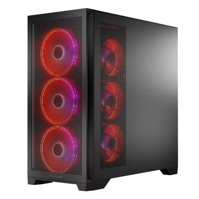 Caja Modecom Volcano Expanse S Apex ARGB Midi, negra