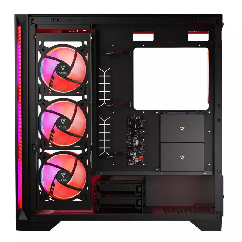 Caja Modecom Volcano Expanse S Apex ARGB Midi, negra