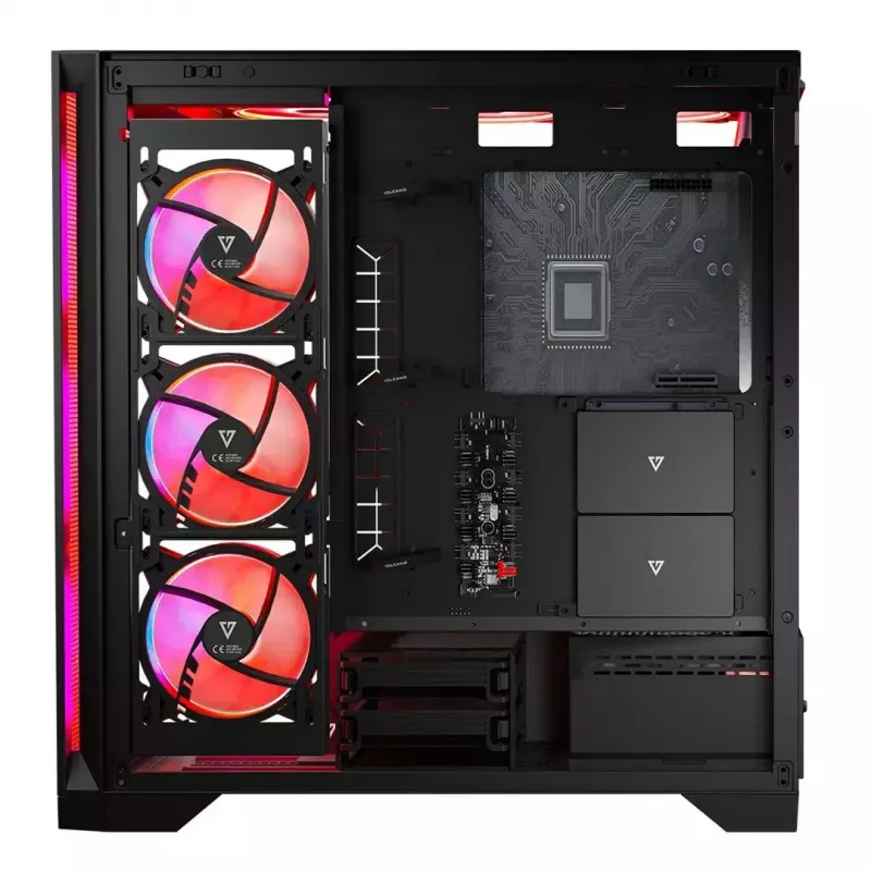 Caja Modecom Volcano Expanse S Apex ARGB Midi, negra
