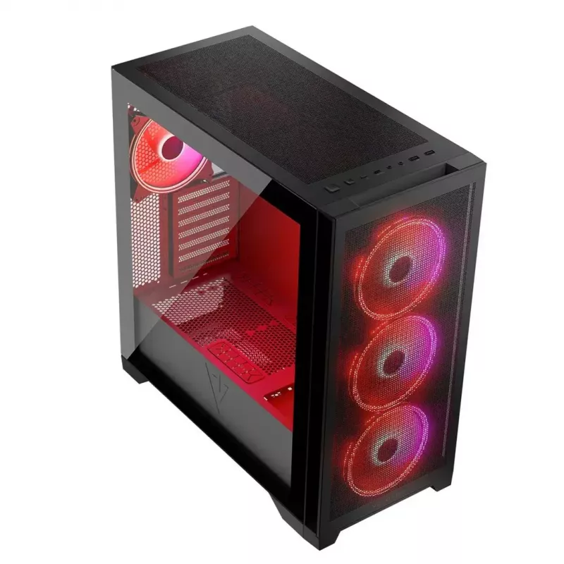 Caja Modecom Volcano Expanse S Apex ARGB Midi, negra