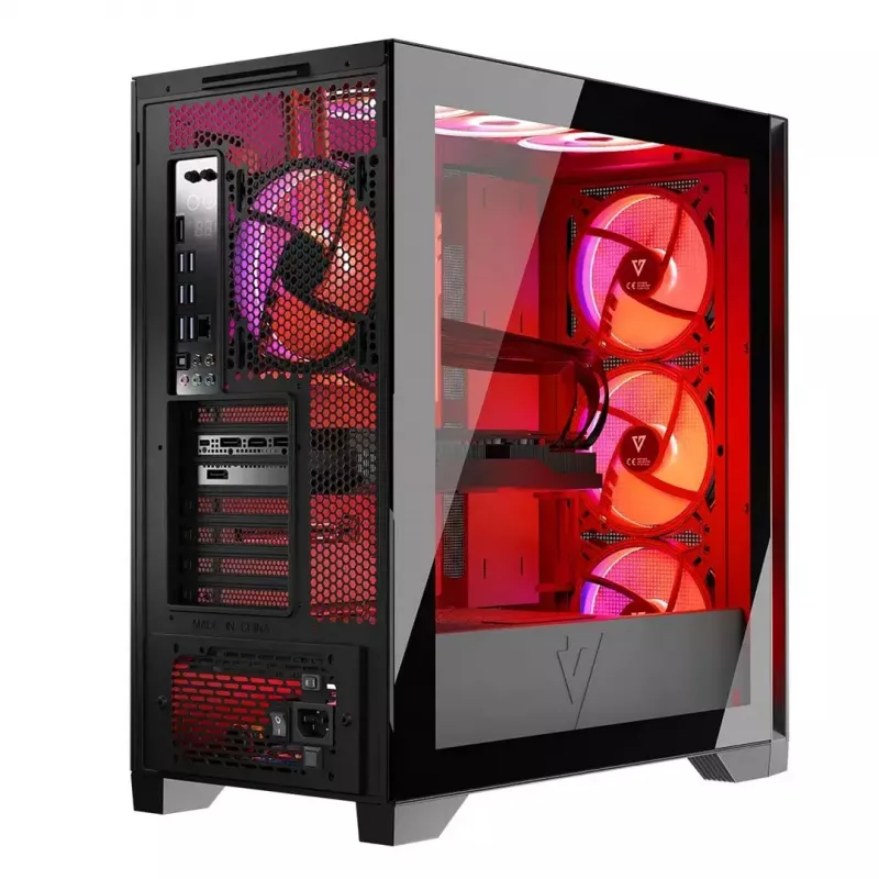 Caja Modecom Volcano Expanse S Apex ARGB Midi, negra